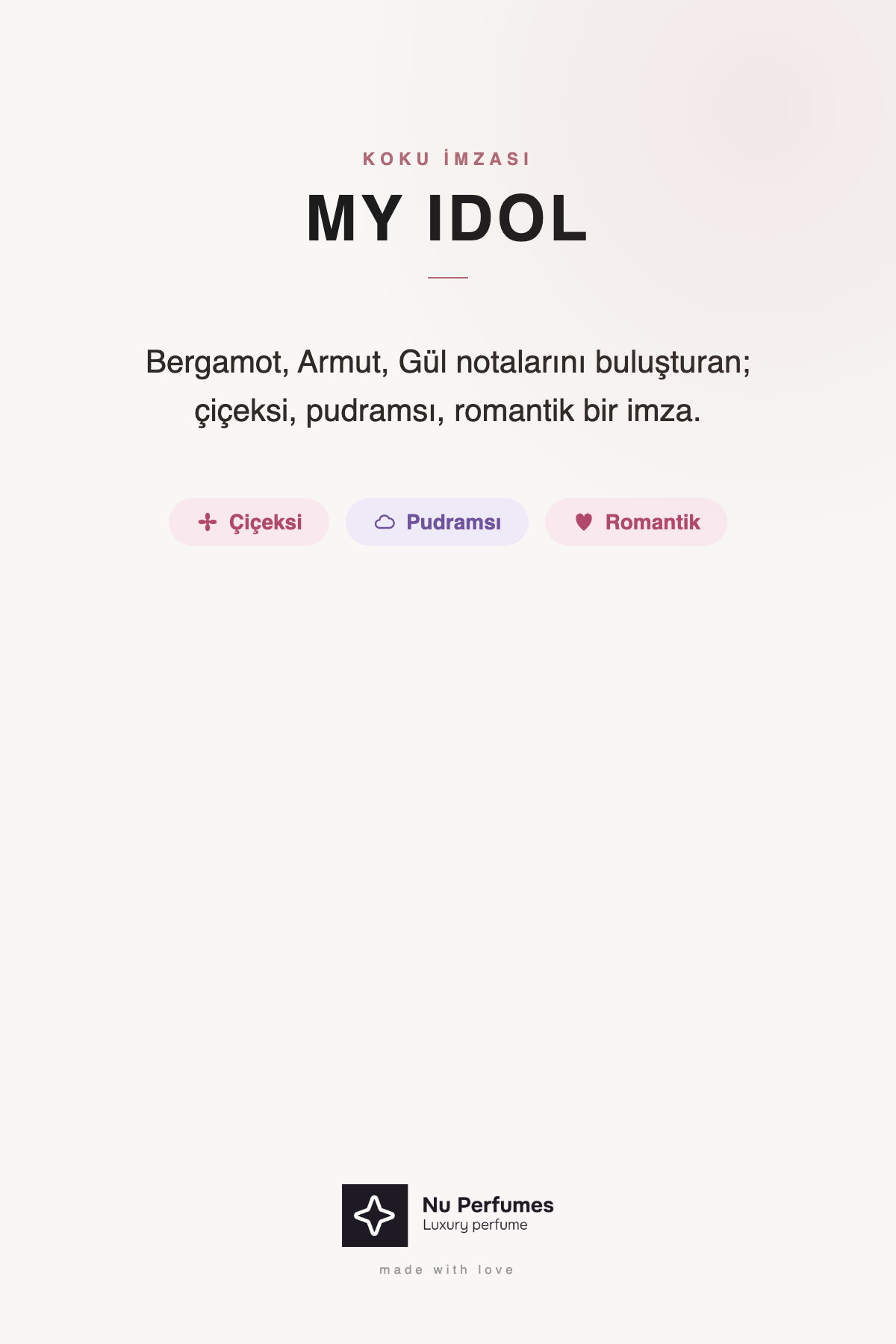 My Idol (Idole Le Parfum muadili) 50 ml Kadın Parfümü - Görsel 4