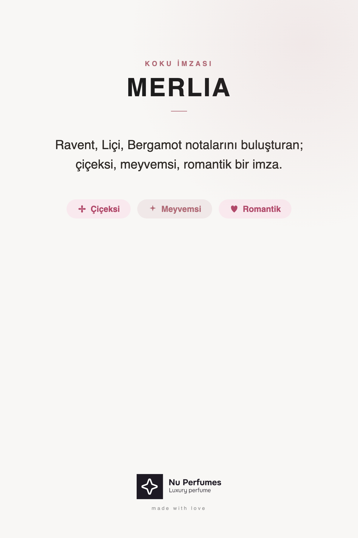 Merlia (Delina muadili) 50 ml Kadın Parfümü - Görsel 4