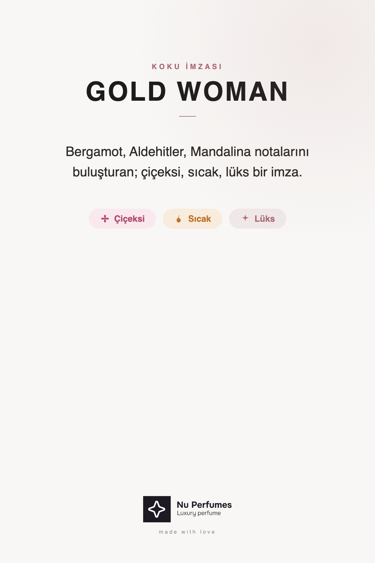 Gold Woman (Woman in Gold muadili) 50 ml Kadın Parfümü - Görsel 4