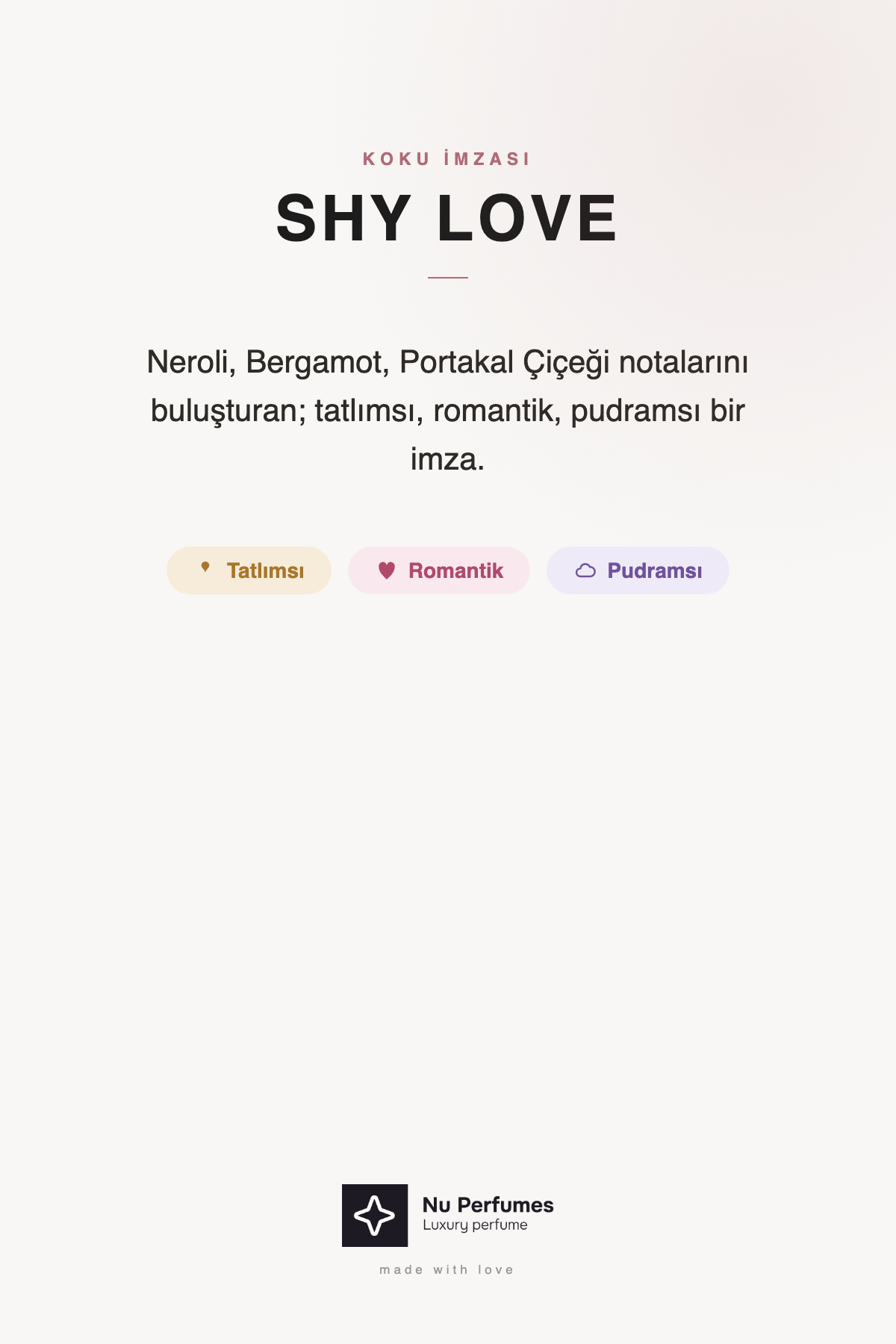 Shy Love (Love Don’t Be Shy muadili) 50 ml Kadın Parfümü - Görsel 4